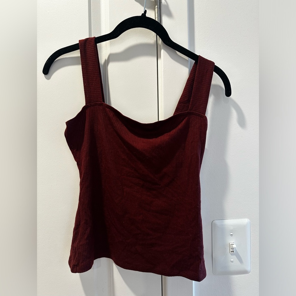 Reformation square neck tank top